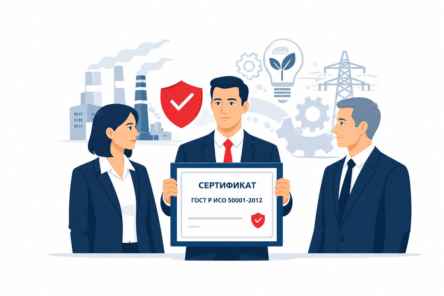 Оформление сертификата ГОСТ Р ИСО 50001-2012 в Назрани и по всему Назрановскому району Республики Ингушетия